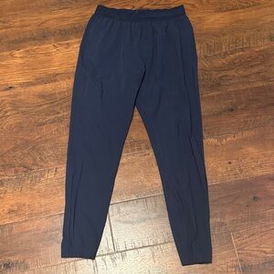 Men’s size Small Gym Shark joggers. Dark Blue color.